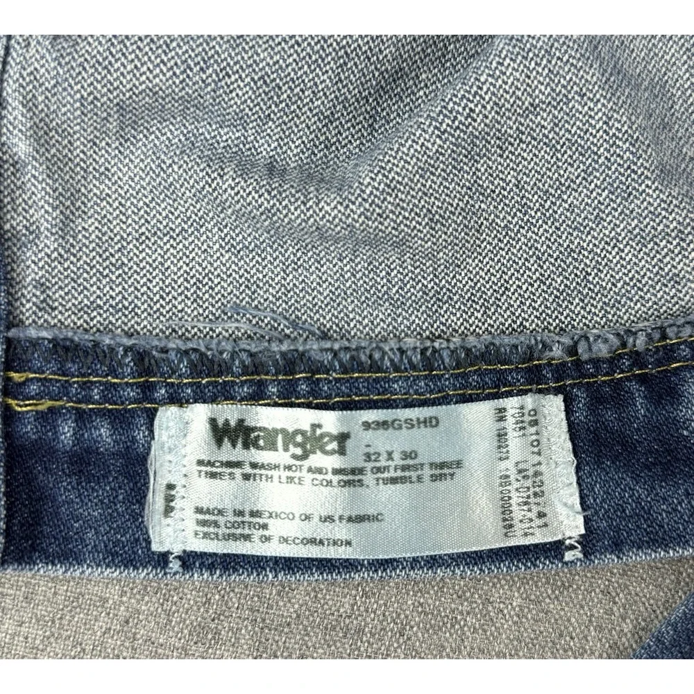 Wrangler George Strait Cowboy Cut Jeans Mens 32x30 Western Blue Denim Vintage